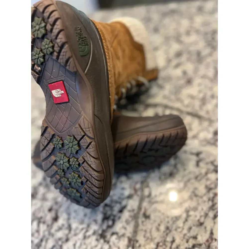 The North Face Shellista II Mid women brown winter snow boots size 9.5